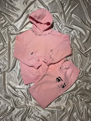 “I might fall in Love with you” Pink Hoodie set